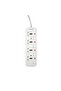 Epsilon 4 Way Extension Socket with Individual Switches- ES1099|2 M Cord, 2-Year Warranty - 3