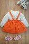 X Silk Atlas Baby Girl Kids Muslin Baby Collar Dress with Slings and Toys - 2