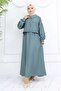 Zippered Jacket Gilet Hijab Suit Çağla 2240