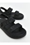 Black Double Strap Women's Sandals - 3