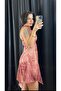 Satin Zero Sleeve Dress - 4