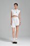 Women's Woven Fabric Pleated Detailed Special Design Blouse - 5