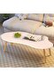 Modern white center table, dimensions as shown in the pictures
