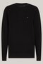 MW0MW36347 ESSENTIAL STRUCTURE CREW NECK BDS Černá - 5