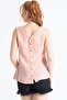 Sleeveless Melis Summer Muslin Blouse Powder Pdr - 2