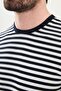 Striped Slim Fit Crew Neck Men's T-Shirt Navy Blue - 36848.25Y - 2