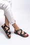Ismenriah Women's Sandals 0012847   Black - 2