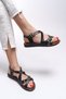 Ismenriah Women's Sandals 0012847   Black - 3