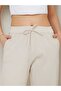Slim Denim Linen Fabric Women's Pants - 4