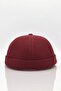 Men's Hipster Premium Cap Claret Red Docker Hat - 2