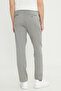 Cotton Slim Fit Slim Fit Side Pocket Flexible Casual Light Beige Trousers - 4