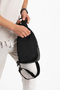 Unisex Linen Fabric Waterproof Bag, Black - 5