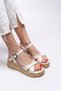 Jeanrissa Women's Sandals 0012200 Beige