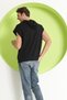 Men's Zero Sleeve Hooded T-Shirt Black - 4