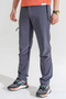 Men's Gray 4-Pocket Breathable Lycra Summer Outdoor Trousers - 3
