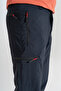 Men's Navy Blue 4-Pocket Breathable Lycra Summer Outdoor Trousers - 5