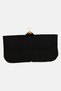 Women Faux Fur Full Zip Ruana Scarves, Black - 2