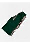 Girl's 100% Cotton Green Leopard Ribbon Patterned Long Sleeve Wide Leg Tracksuit Set - 6
