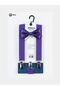 Purple Color Children's Trouser Suspender Bow Tie Set 1-9 Years Celebration and Ceremony Clothing Accessory - 6