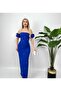 Stone Detailed Back Slit Dress
