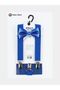 Cobalt Blue Bow Tie Pants Suspender Set for Boy 1-9 Years Old Wedding Party Birthday