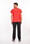 Red Ataturk Signed Lycra Scrubs Surgical Uniform Set - 2
