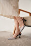 Pearl Embellished Daily Orthopedic Classic High-Heeled Shoes - 5