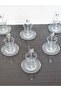 18-PIECE TEA SET SILVER BUTTERFLY WITH TEA SPOONS 6 GLASSES 6 PLATES 6 SPOONS - 4