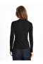 Lcwaikiki Classic Polo Neck Solid Long Sleeve Women's Bodysuit - 4