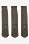 Women's Knee Length Seamless Premium Bamboo Socks 3 Pairs - 2