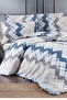 Plus Size Cotton Ranforce Printed Double Duvet Cover Set King Size Duvet CoverSet - 2