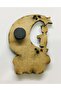 Wooden Baby Boy Magnet with Evil Eye Prayer 50 Pieces White Wooden G2F1X2P272C5 - 3