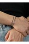 Silver Men's Double Bracelet Women's Stainless Steel Colorfast Unisex Tarnish-Free Steel Bracelet - 2