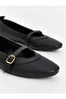 Lcw Steps Beige Leather Look Women's Ballerina Shoes - 3