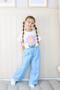 Girl's Flower Süzene Embroidery Detailed Spanish Leg Style Suit - 2