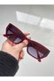 Pradix Claret Red Sunglasses Cateye Black Glass Color - 3