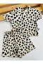 Baby Girl and Child Summer Patterned Camisole Shorts Tshirt Bottom Top Set - 4