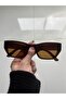 Pradix Brown Sunglasses Cateye Brown Glass Color - 2