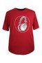 Men's Large Size Printed Crew Neck T-Shirt