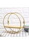 Round gold shelf stand, diameter 25 cm