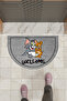 Modern Digital Doormat Gray Tom and Jerry Doormat - Door Front Mat