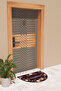 Modern Digital Doormat Maroon Floral Half Moon Doormat - Front Door Mat - 4