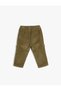Cargo Pants Corduroy Tie Waist Pocket Cotton - 2