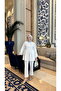 Special Stone Buttoned Scuba Suit White - 2