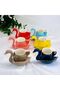 Large goose tea and Nescafe cup set, 6 saucers and 6 tea cups - 2