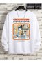 Hip Hop Harajuku Vintage Style Let's Find a Cure for  People White