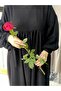 Ferace Hajj Umrah Half Zipper Dress with Sleeves