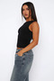 Jt6076 Drop Shoulder Stretchy Crop Blouse - 3