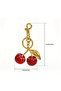 Cherry Bag Charm Glitter Cherry Bag Charm Bag Ornament Bag Accessory Keychain - 4
