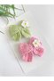 Daisy Bow Handmade Knitted Newborn Baby Buckle 2-Piece Clip Baby Hairless Baby Buckle - 3